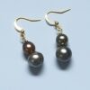 TN 1 Stunning Tahitian Black Pearl strand, multicoloured natural beauty