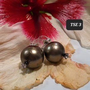 TSE 3 Copper Coffee Coloured Studs