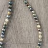 TR 6 A beautiful multicoloured  Tahitian pearl ring